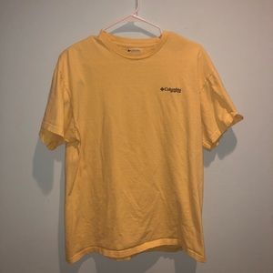yellow columbia pfg t-shirt